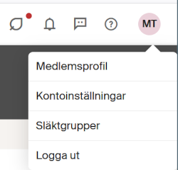 Gå till Kontoinställningar